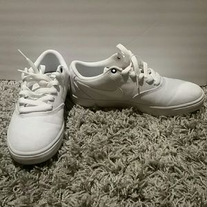 White Nike sneakers